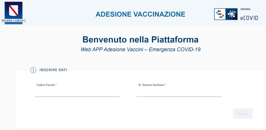 Vaccinazione Covid19 Campania