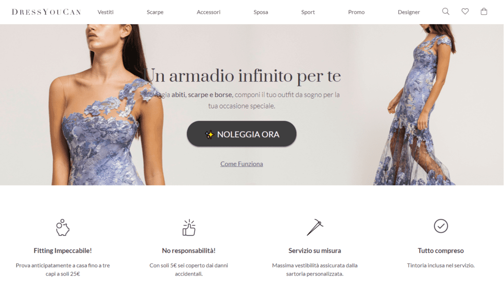 Fashion renting Italia Dress you can