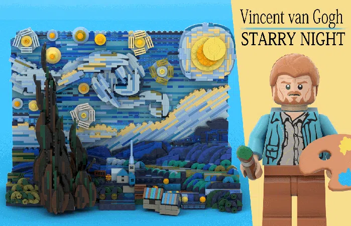 Van Gogh Notte Stellata LEGO