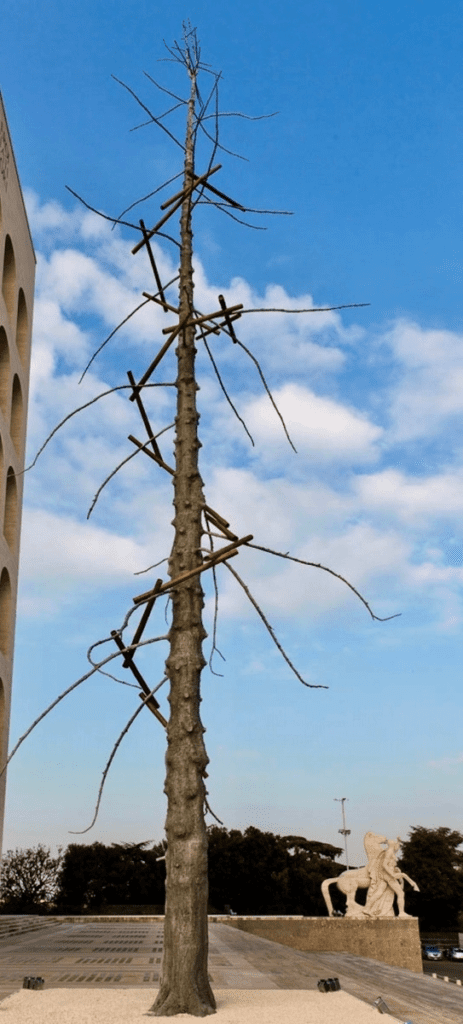 Giuseppe Penone abete Dantedì