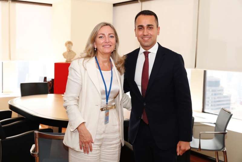 Mariangela Zappia e Luigi Di Maio