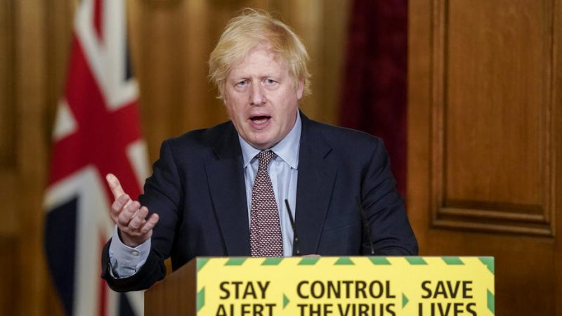 Tamponi Boris Johnson