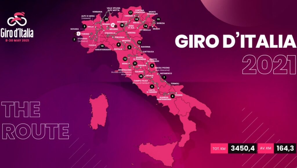 Visit Italy giro d'italia 2021